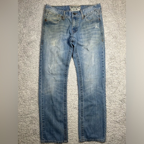 Revolve Jeans Mens 32 x 34 Straight Relaxed Baggy Light 100% Cotton Classic - Picture 1 of 5